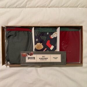Duluth Trading Co Women's Panties Gift Set - Green, Navy, Red